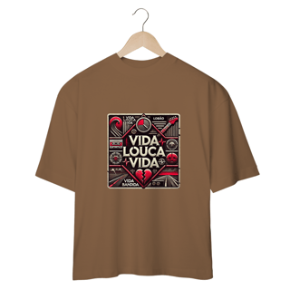 Nome do produto Camiseta Oversized Vida Louca Vida