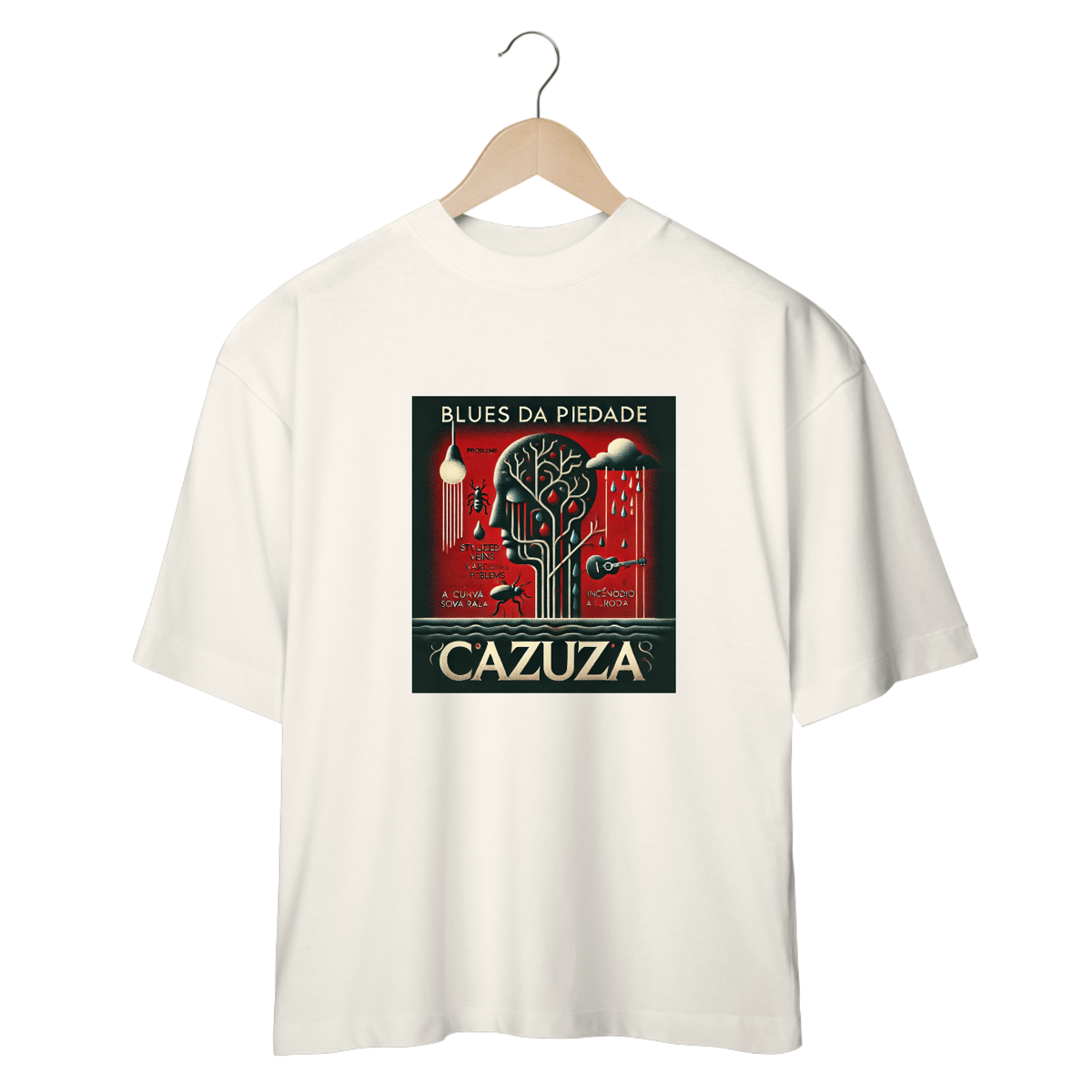 Nome do produto: Camiseta Oversized Blues Da Piedade