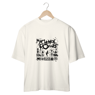 Camiseta Oversized Welcome To The Black Parade