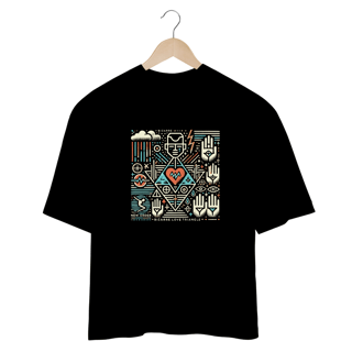 Nome do produto Camiseta Oversized Bizarre Love Triangle
