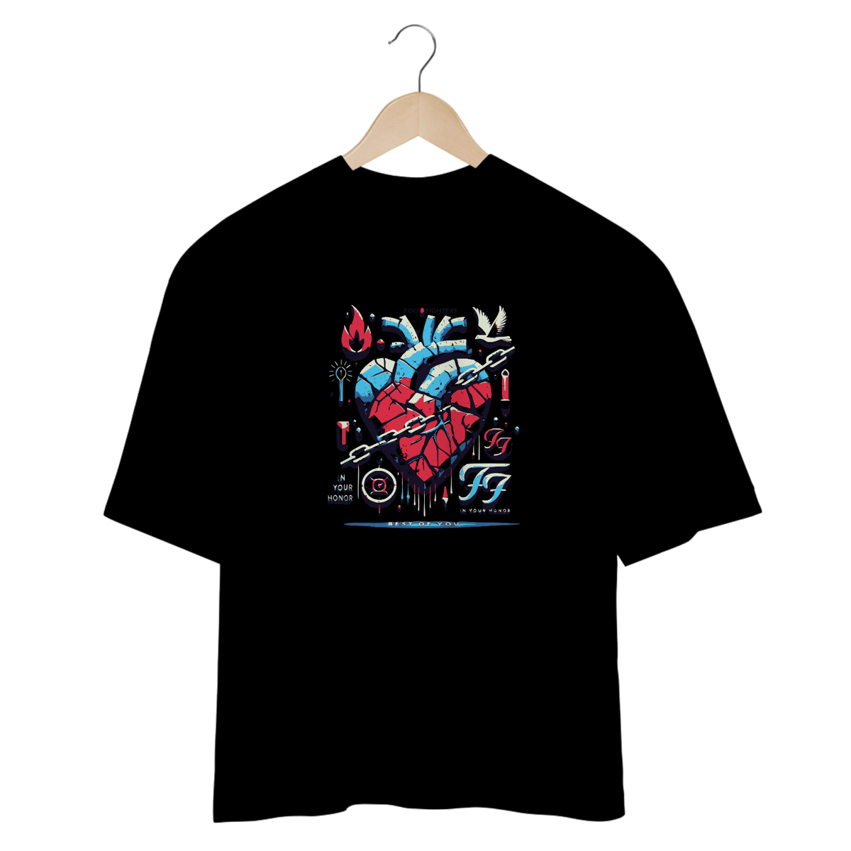 Nome do produto: Camiseta Oversized Best Of You