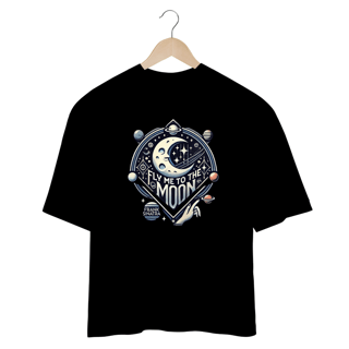 Nome do produto Camiseta Oversized Fly Me To The Moon