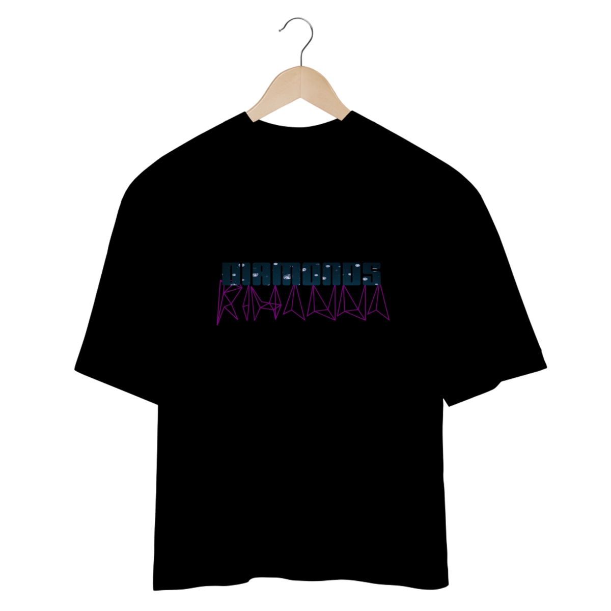 Nome do produto: Camiseta Oversized Diamonds