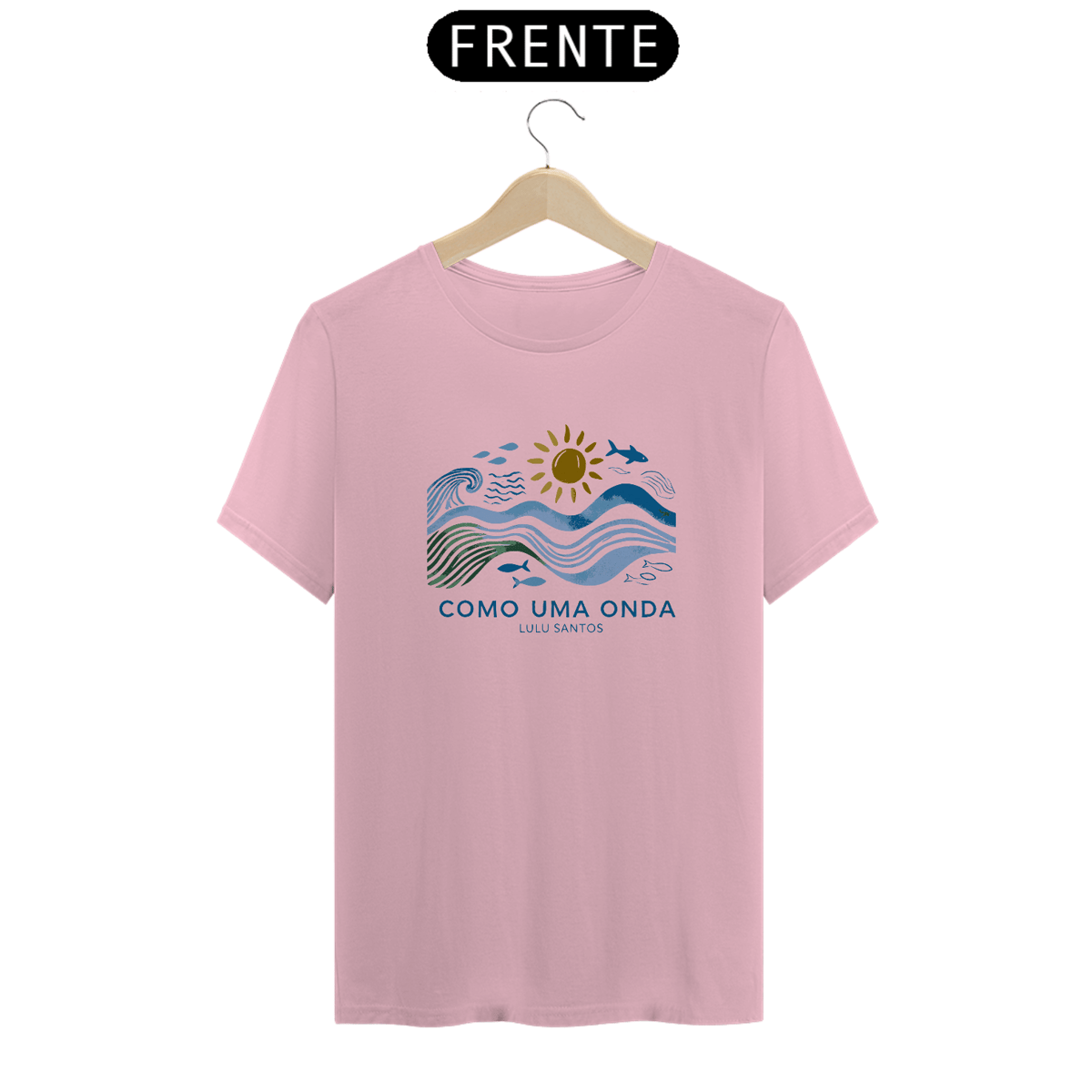 Nome do produto: Camiseta Como Uma Onda