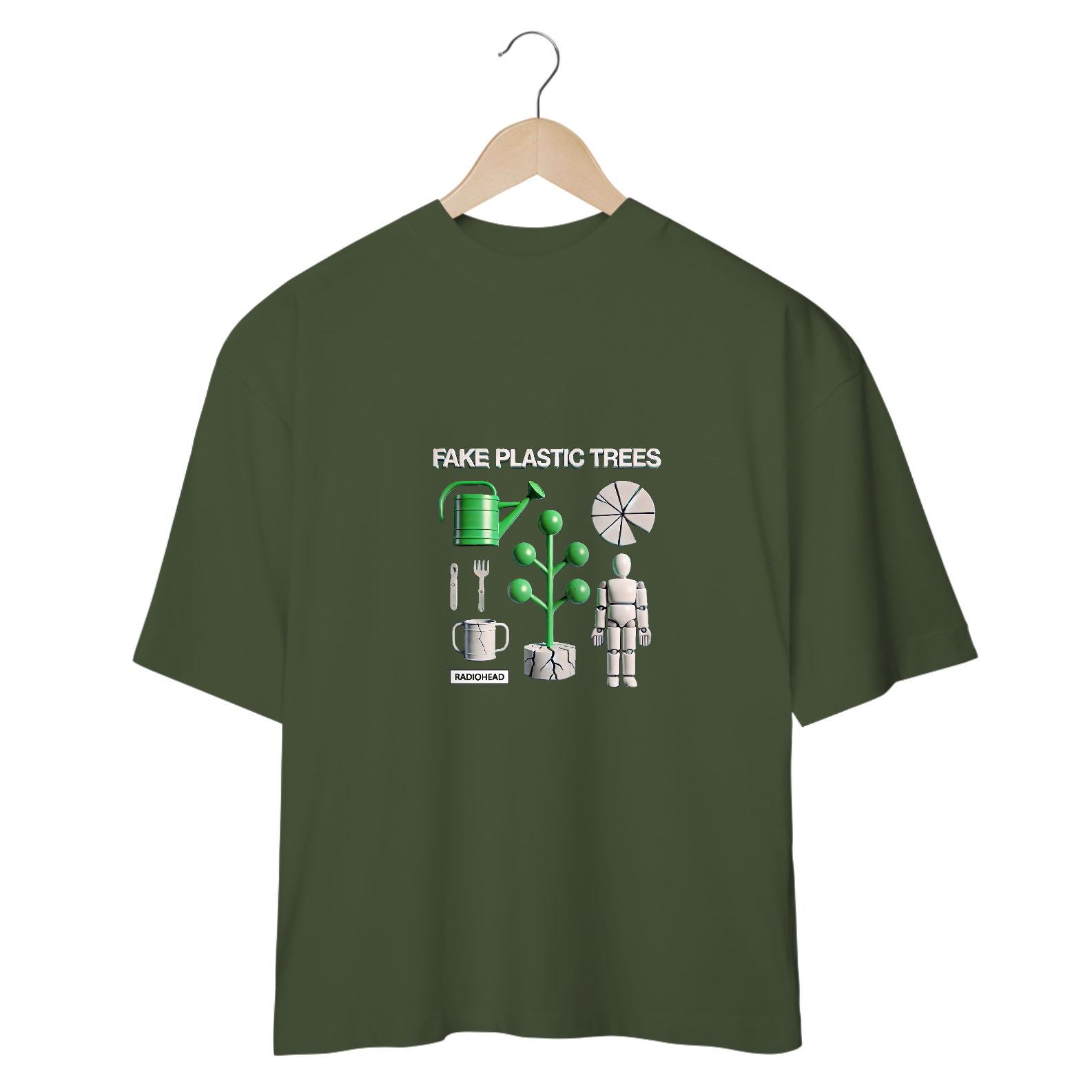 Camiseta Oversized Fake Plastic Trees