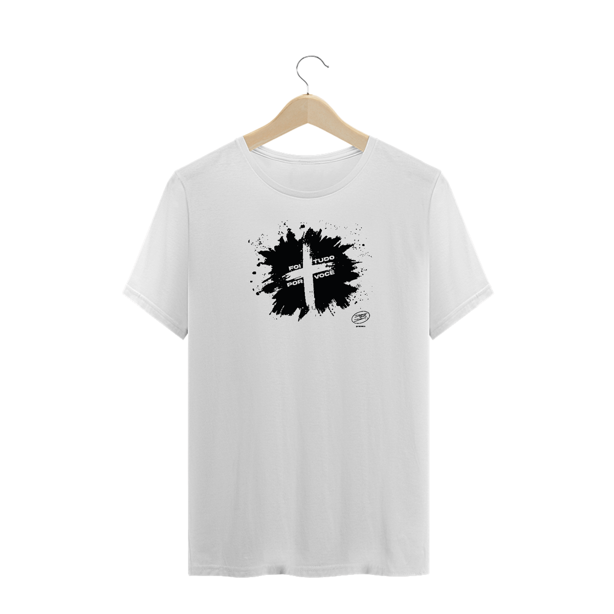 Nome do produto: T-Shirt Plus Size - Branca