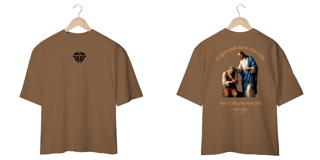 Nome do produto Camiseta Oversized Alegria pela Manhã Geometrica