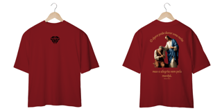 Nome do produto Camiseta Oversized Alegria pela Manhã Geometrica