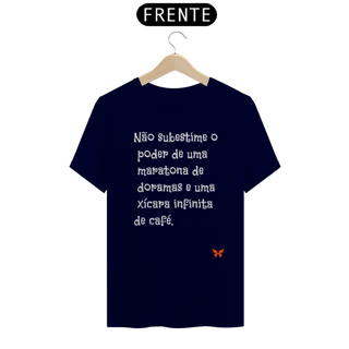 Nome do produto Camiseta Unissex | Poder Infinito: Café & Doramas