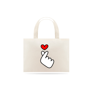 Nome do produto Ecobag - Coração Coreano