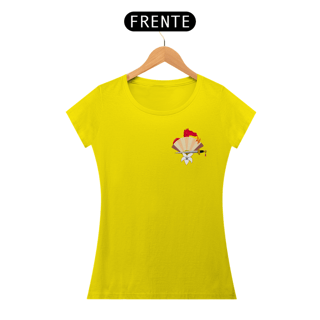 Nome do produtoCamiseta Baby Look (Baby Long) Princesa Mulan - Estampa Exclusiva Geek | 100% Algodão | CVS