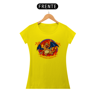 Nome do produtoBaby Look Pokémon Charizard 100% Algodão – Estampa Geek Exclusiva | CVS