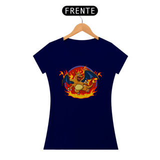 Nome do produtoBaby Look Pokémon Charizard 100% Algodão – Estampa Geek Exclusiva | CVS
