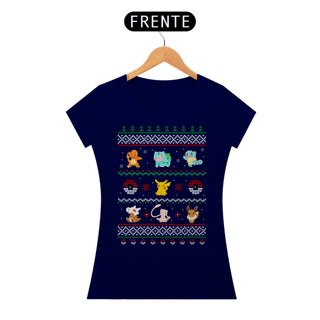 Nome do produtoCamiseta Baby Look Pokenatal – Pokémon Ugly Sweater | CVS