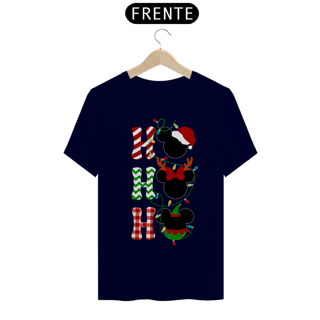 Nome do produtoCamiseta Mickey HO HO HO - Estampa Exclusiva Geek | 100% Algodão | CVS