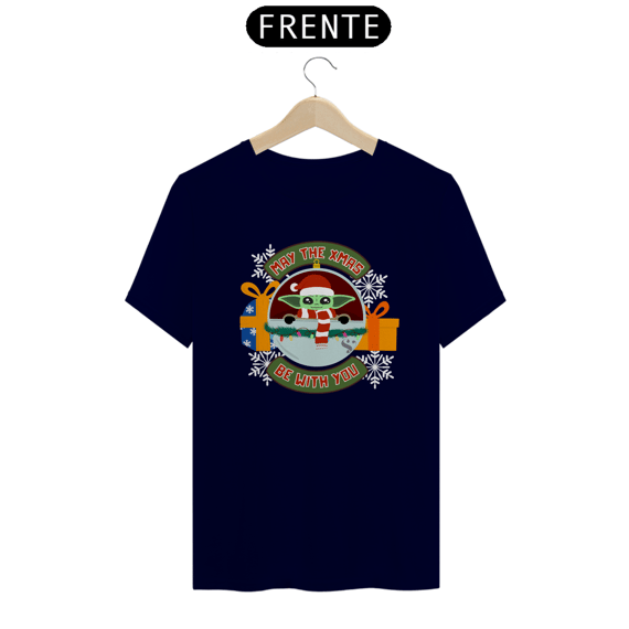 Camiseta Natal do Grogu - Estampa Exclusiva Geek | 100% Algodão | CVS