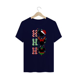 Nome do produtoCamiseta Mickey HO HO HO - Plus Size - Estampa Exclusiva Geek | 100% Algodão | CVS