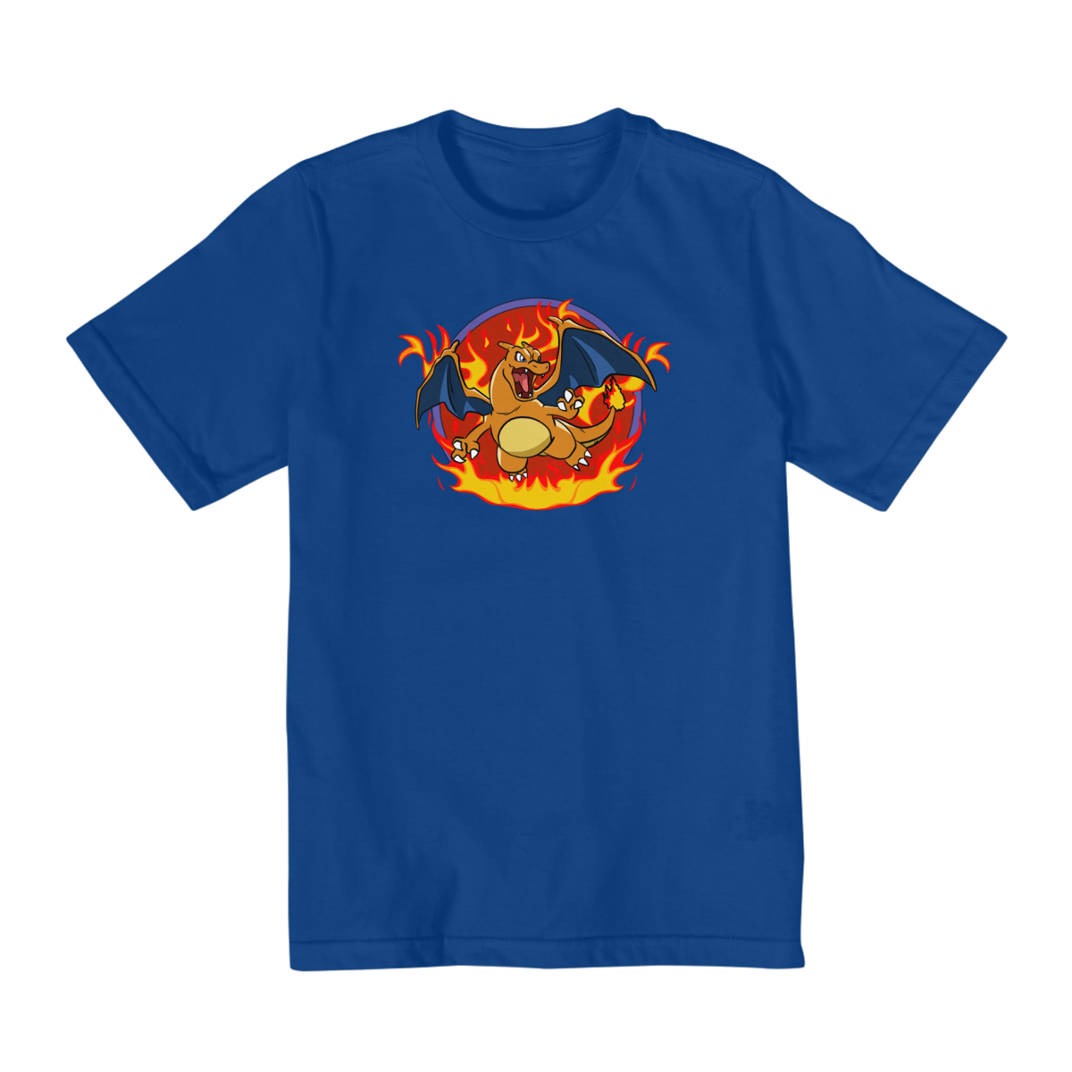 Nome do produto: Camiseta Infantil Charizard 10 a 14 – Estampa Exclusiva Pokémon | CVS