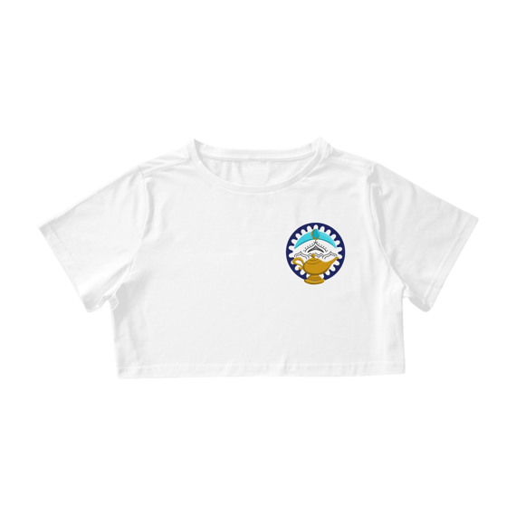 Camiseta Cropped Princesa Jasmine - Estampa Exclusiva Geek | 100% Algodão | CVS