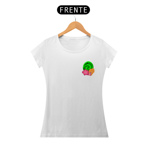 Camiseta Baby Look (Baby Long) Princesa Moana - Estampa Exclusiva Geek | 100% Algodão | CVS