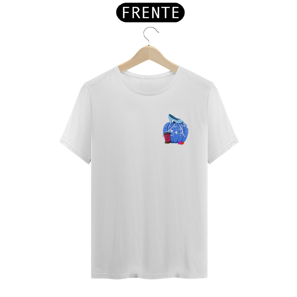 Nome do produto: Camiseta Princesa Cinderela - Estampa Exclusiva Geek | 100% Algodão | CVS