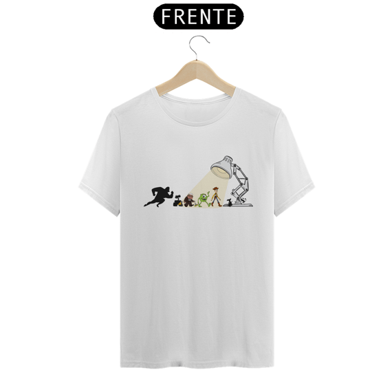 Camiseta Pixar – Estampa Exclusiva Geek | Nostalgia & Cultura Pop - CVS