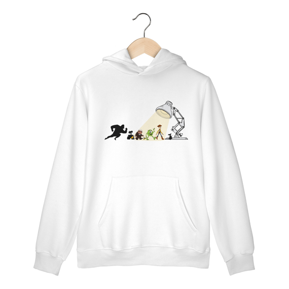 Moletom Pixar – Estampa Exclusiva Geek | Nostalgia & Cultura Pop - CVS