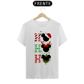 Nome do produtoCamiseta Mickey HO HO HO - Estampa Exclusiva Geek | 100% Algodão | CVS