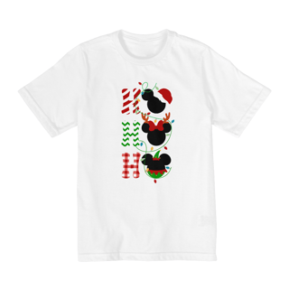 Nome do produtoCamiseta Mickey HO HO HO - Infantil - 2 a 8 - Estampa Exclusiva Geek | 100% Algodão | CVS