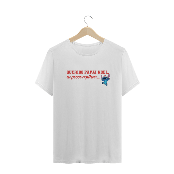 Camiseta Stitch Natal 