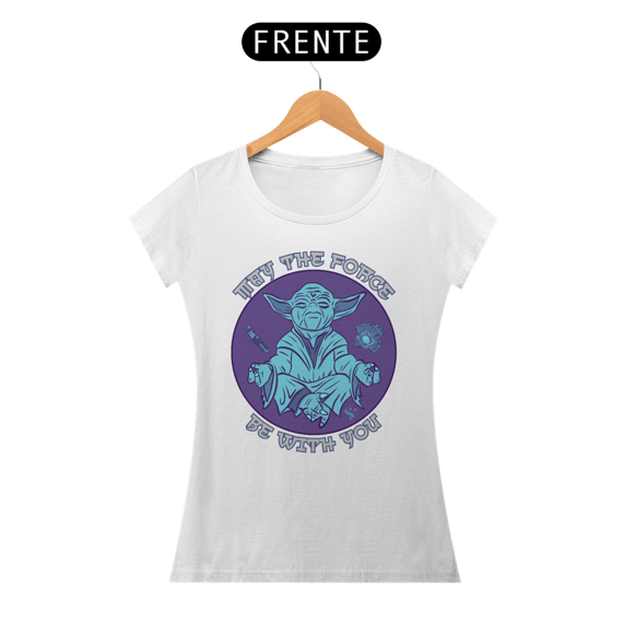 Camiseta Baby Look Mestre Yoda 