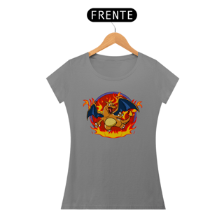 Nome do produtoBaby Look Pokémon Charizard 100% Algodão – Estampa Geek Exclusiva | CVS