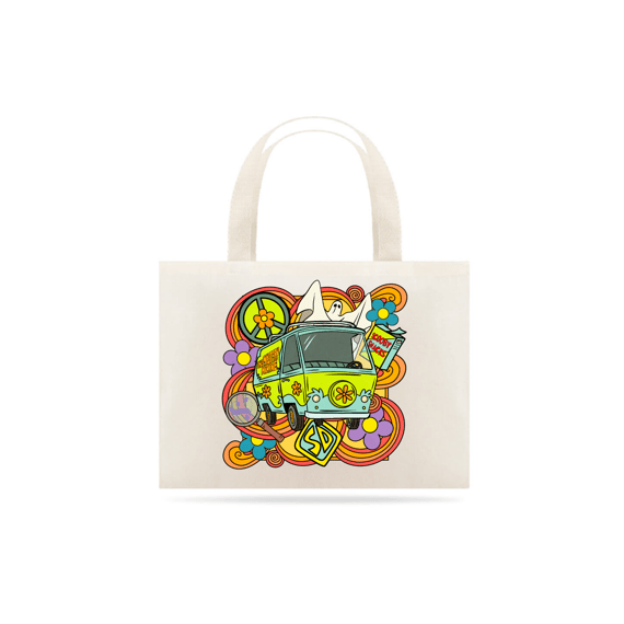 Ecobag Máquina de Mistério – 100% Algodão | Estampa Exclusiva Geek - CVS