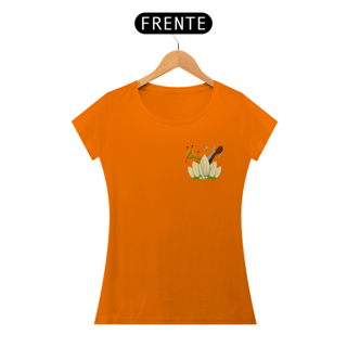 Nome do produtoCamiseta Baby Look (Baby Long) Princesa Tiana - Estampa Exclusiva Geek | 100% Algodão | CVS
