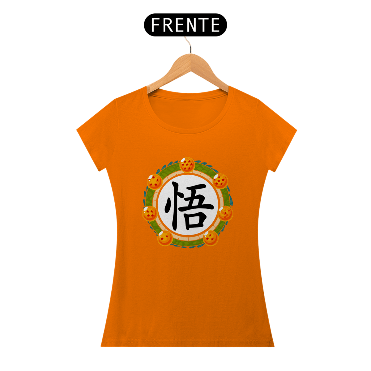 Nome do produto: Camiseta Guirlanda Dragon Ball - Baby Long - Estampa Exclusiva Geek | 100% Algodão | CVS