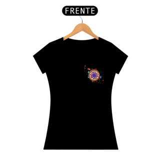 Nome do produtoCamiseta Baby Look (Baby Long) Princesa Pocahontas - Estampa Exclusiva Geek | 100% Algodão | CVS