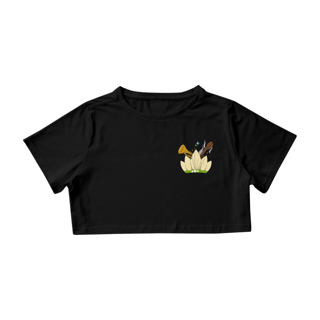 Nome do produtoCamiseta Cropped Princesa Tiana - Estampa Exclusiva Geek | 100% Algodão | CVS