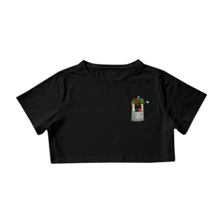 Nome do produtoCamiseta Cropped Princesa Branca de Neve - Estampa Exclusiva Geek | 100% Algodão | CVS