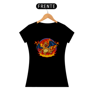 Nome do produtoBaby Look Pokémon Charizard 100% Algodão – Estampa Geek Exclusiva | CVS