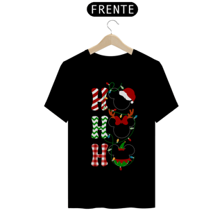 Nome do produtoCamiseta Mickey HO HO HO - Estampa Exclusiva Geek | 100% Algodão | CVS