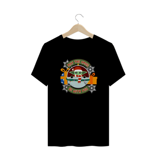 Nome do produtoCamiseta Natal do Grogu - Plus Size - Estampa Exclusiva Geek | 100% Algodão | CVS