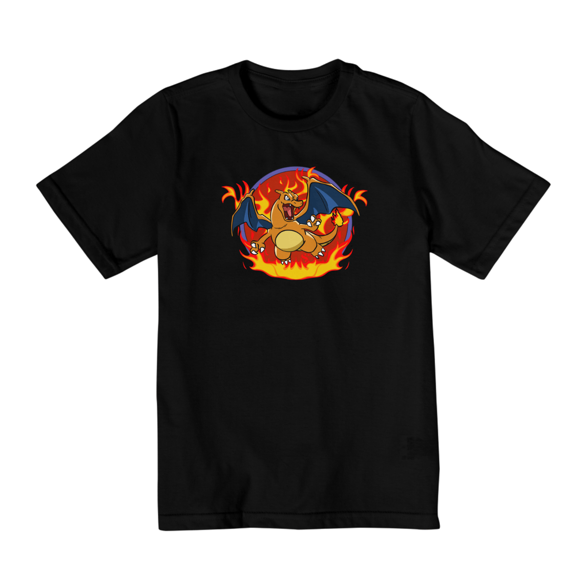 Nome do produto: Camiseta Infantil Charizard 2 a 8 – Estampa Exclusiva Pokémon | CVS