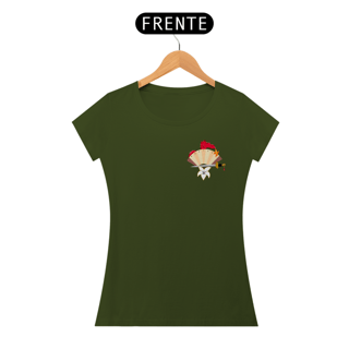 Nome do produtoCamiseta Baby Look (Baby Long) Princesa Mulan - Estampa Exclusiva Geek | 100% Algodão | CVS