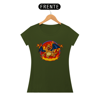 Nome do produtoBaby Look Pokémon Charizard 100% Algodão – Estampa Geek Exclusiva | CVS