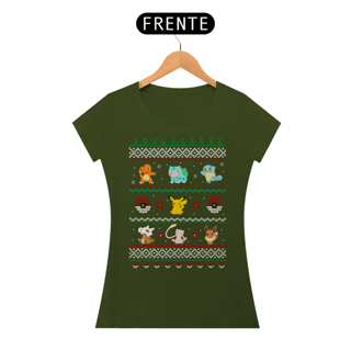 Nome do produtoCamiseta Baby Look Pokenatal – Pokémon Ugly Sweater | CVS