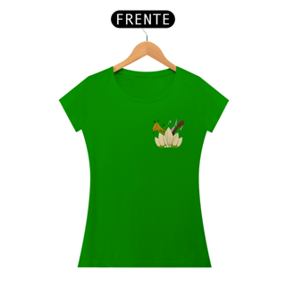 Nome do produtoCamiseta Baby Look (Baby Long) Princesa Tiana - Estampa Exclusiva Geek | 100% Algodão | CVS