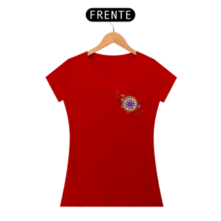 Nome do produtoCamiseta Baby Look (Baby Long) Princesa Pocahontas - Estampa Exclusiva Geek | 100% Algodão | CVS