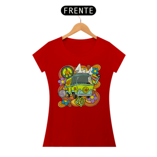 Nome do produtoBaby Look Máquina de Mistério – Modelagem Baby Long | Estampa Exclusiva Geek - CVS