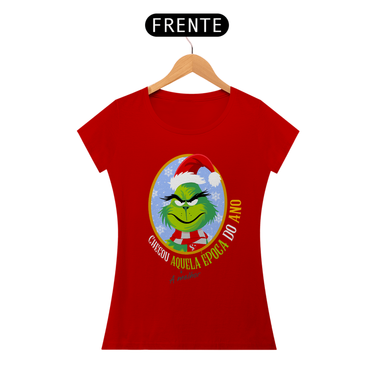 Nome do produto: Baby Look Natal Grinch \