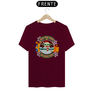 Nome do produtoCamiseta Natal do Grogu - Estampa Exclusiva Geek | 100% Algodão | CVS